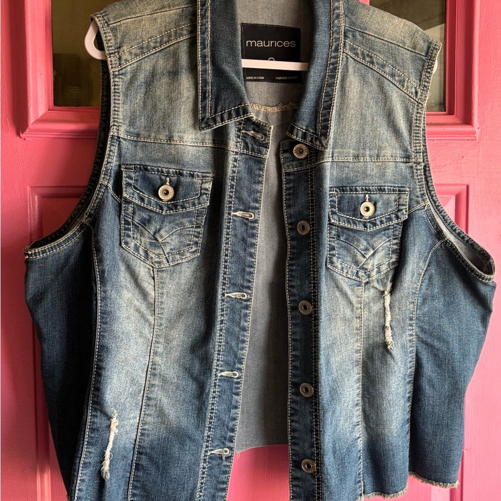 Maurices Denim Vest